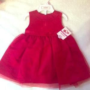 Carters NEW 9 Month Red Dress
